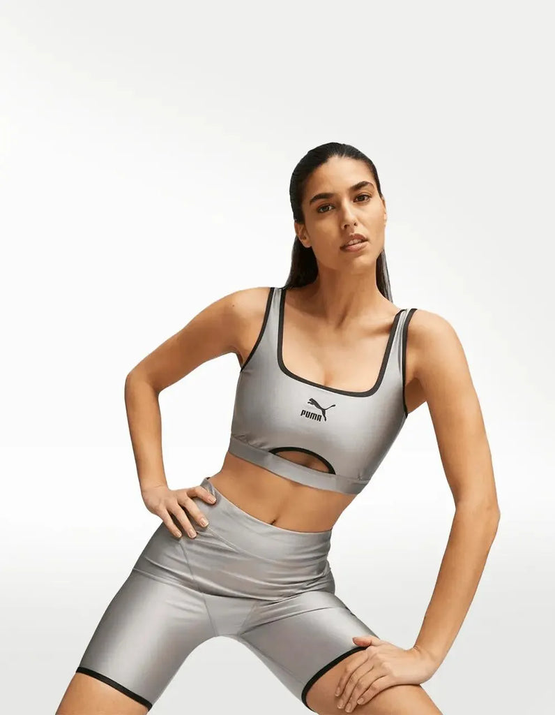 DARE TO Crop Top Concrete - Sporty